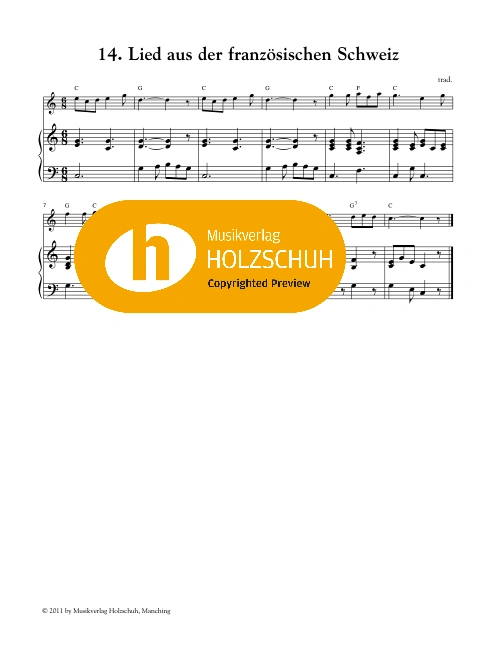 Lied aus der französischen Schweiz